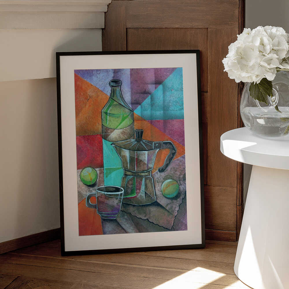 Wall art Still Life with Coffee Pot