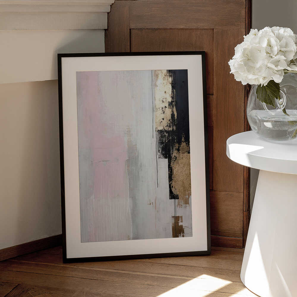 Wall art Pink abstraction