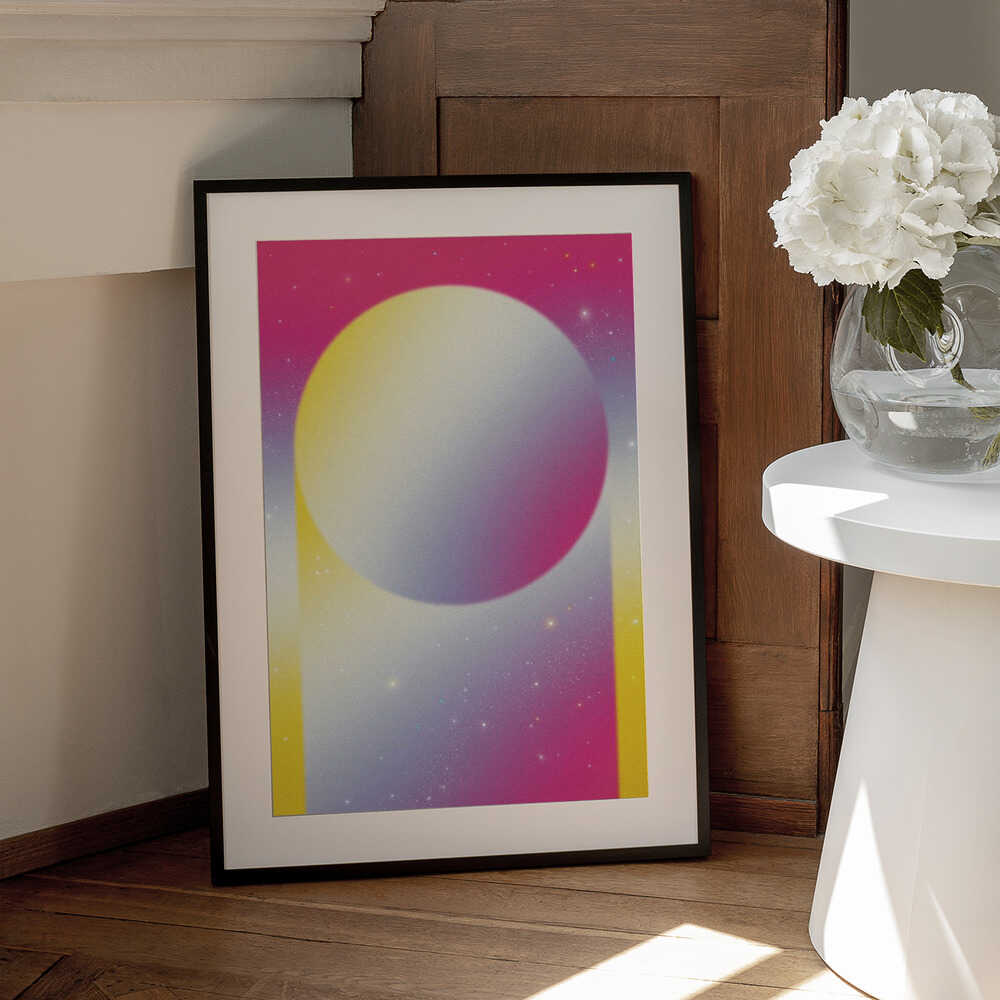 Wall art Minimal Pastel Cosmos
