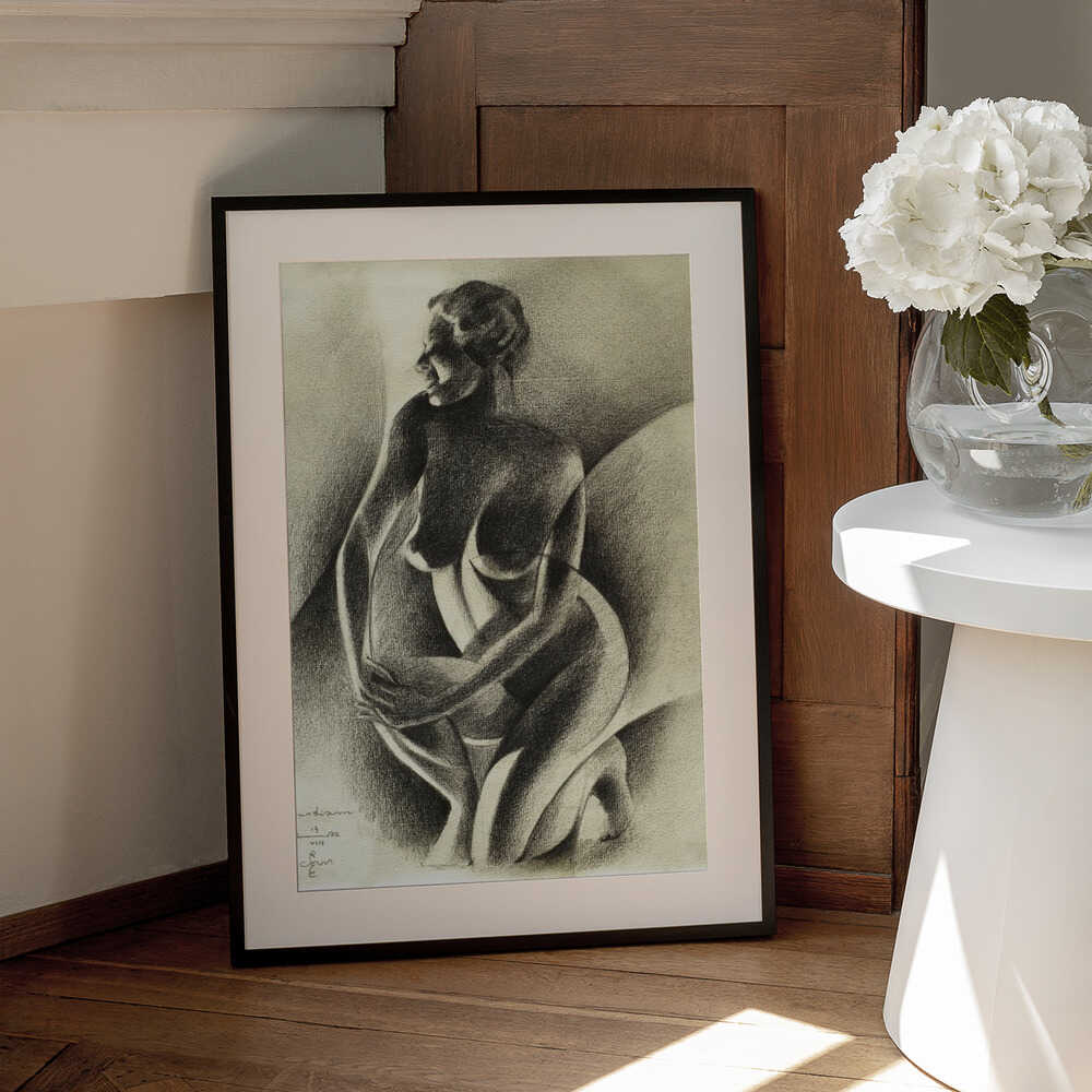 Wall art Cubist Style Nude Figure