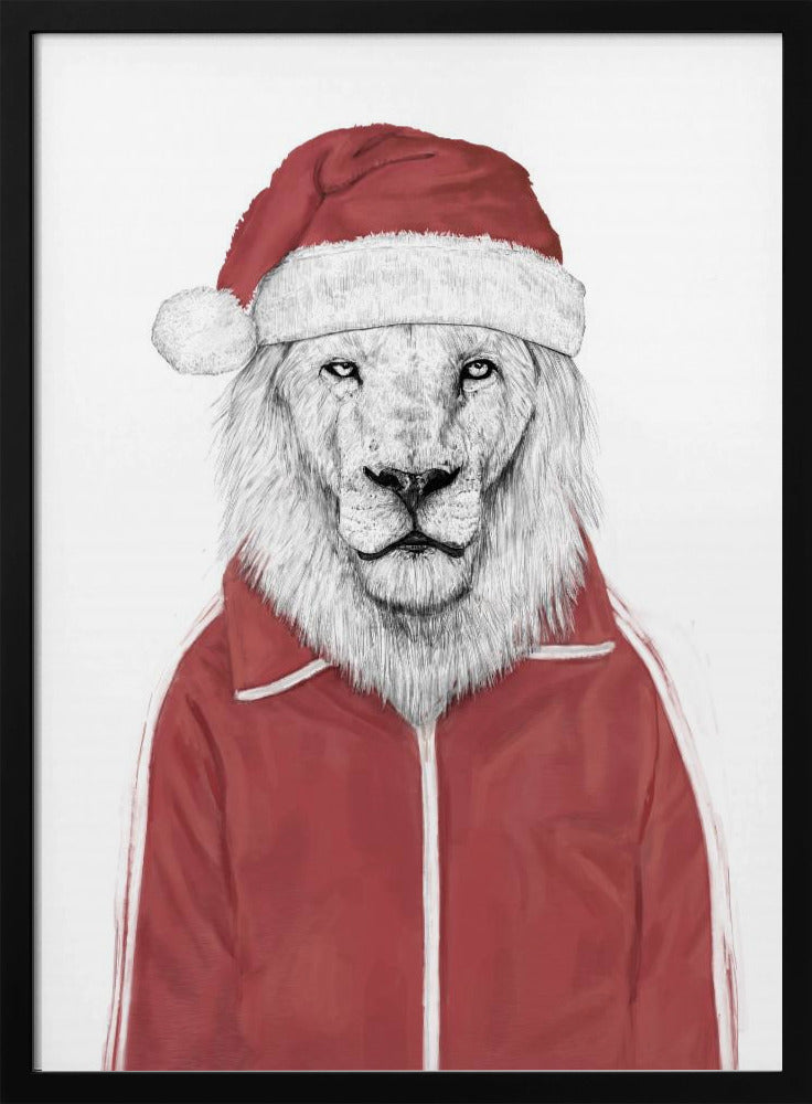 Wall art Santa lion