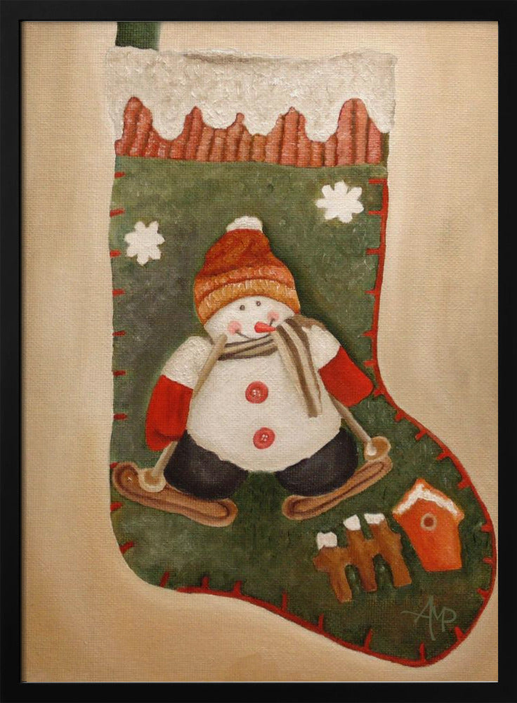 Wall art Christmas Stocking