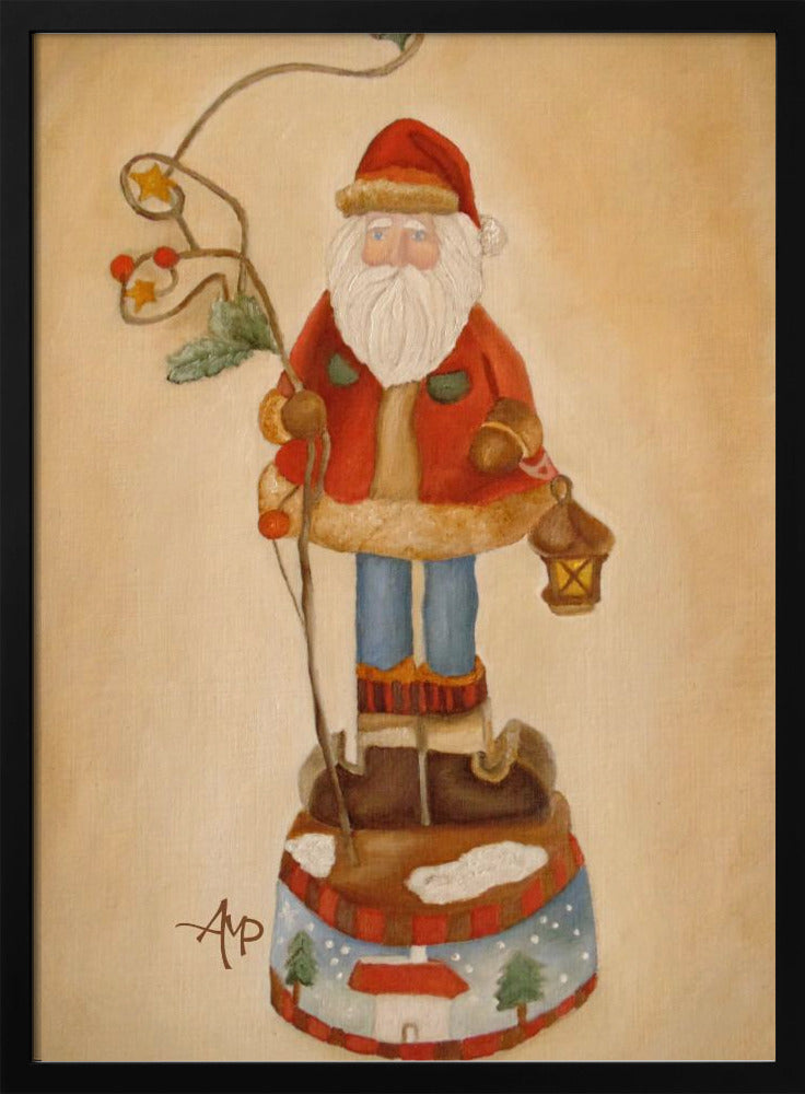 Wall art Santa Is Coming