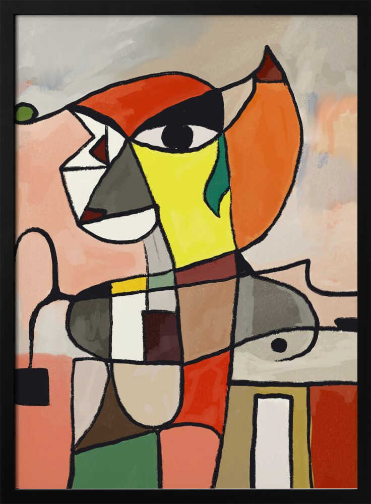 Wall art Colorful Geometric Shapes