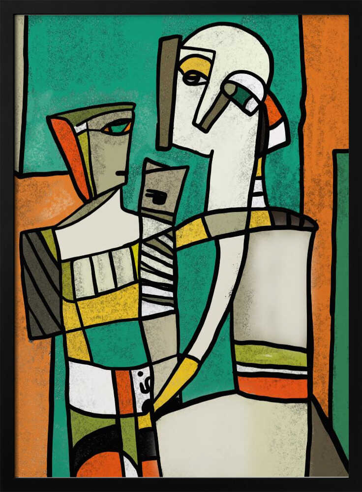 Wall art Abstract Figures Dance