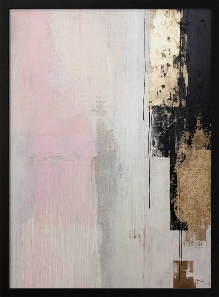 Wall art Pink abstraction