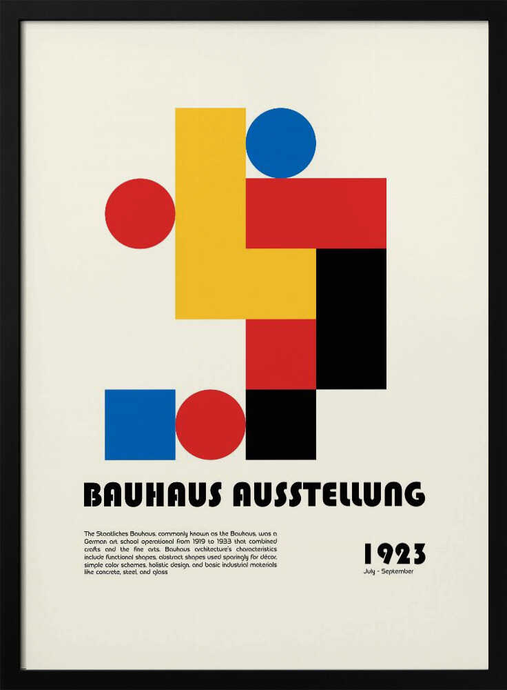 Wall art Bauhaus Ausstellung