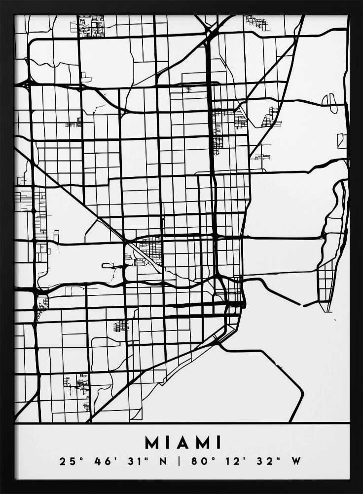 Wall art Black Maps 53