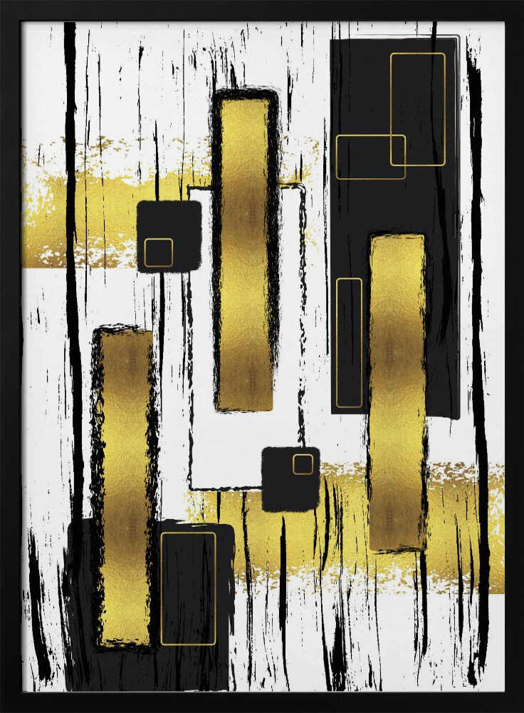 Wall art ABSTRACT ART Lively geometric fun