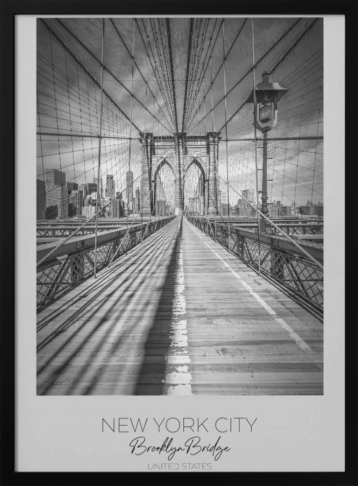 Wall Art NEW YORK CITY Brooklyn Bridge