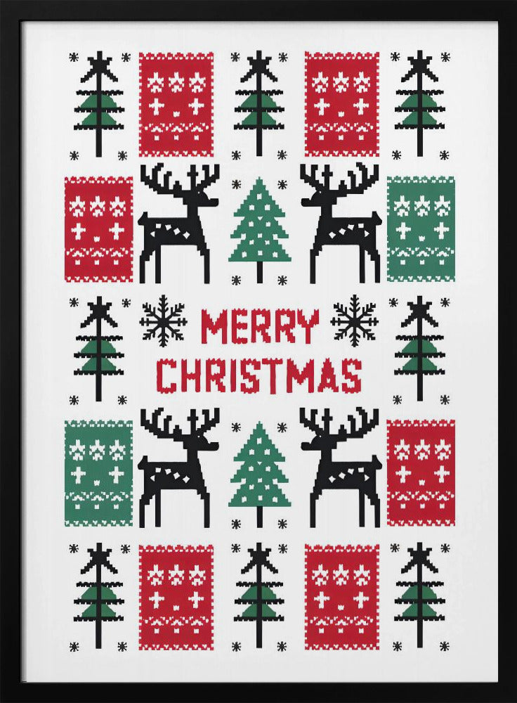 Wall art Merry Christmas Canvas Print