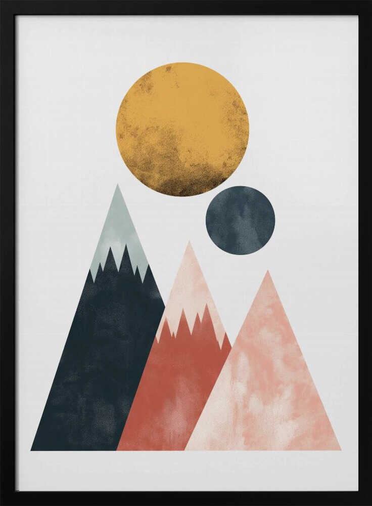 Wall art Two Moons