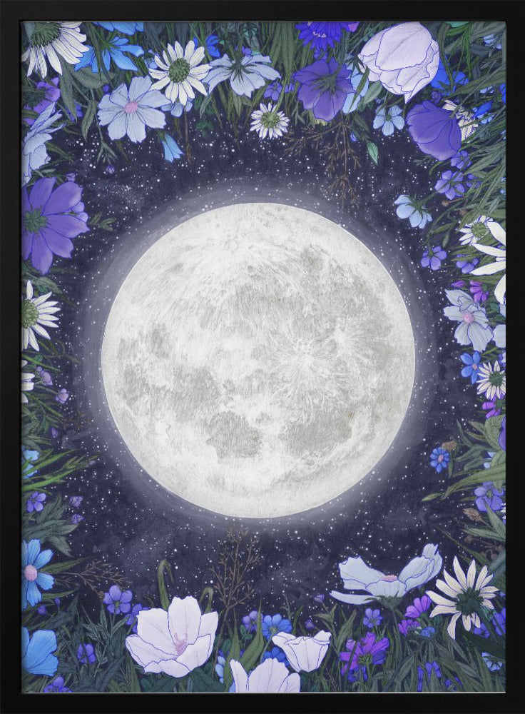 Wall art Midnight In the Meadow Blue Original