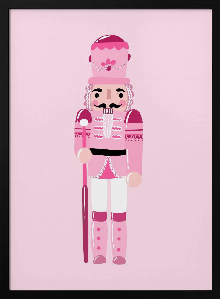 Wall art Pink Nutcracker Canvas Print