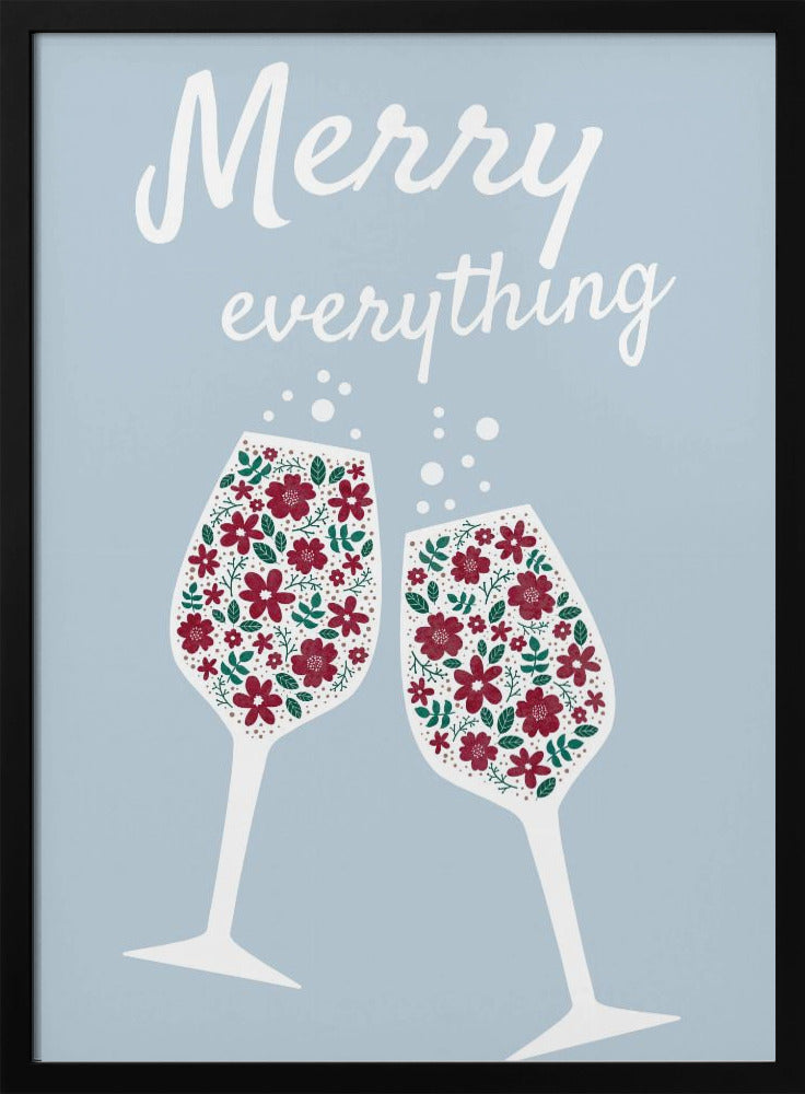 Wall art Merry Everything Canvas Print