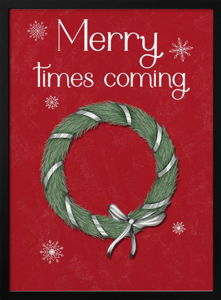 Wall art Merry times coming Canvas Print