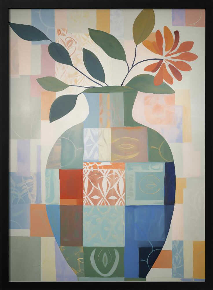 Wall art Abstract Vase