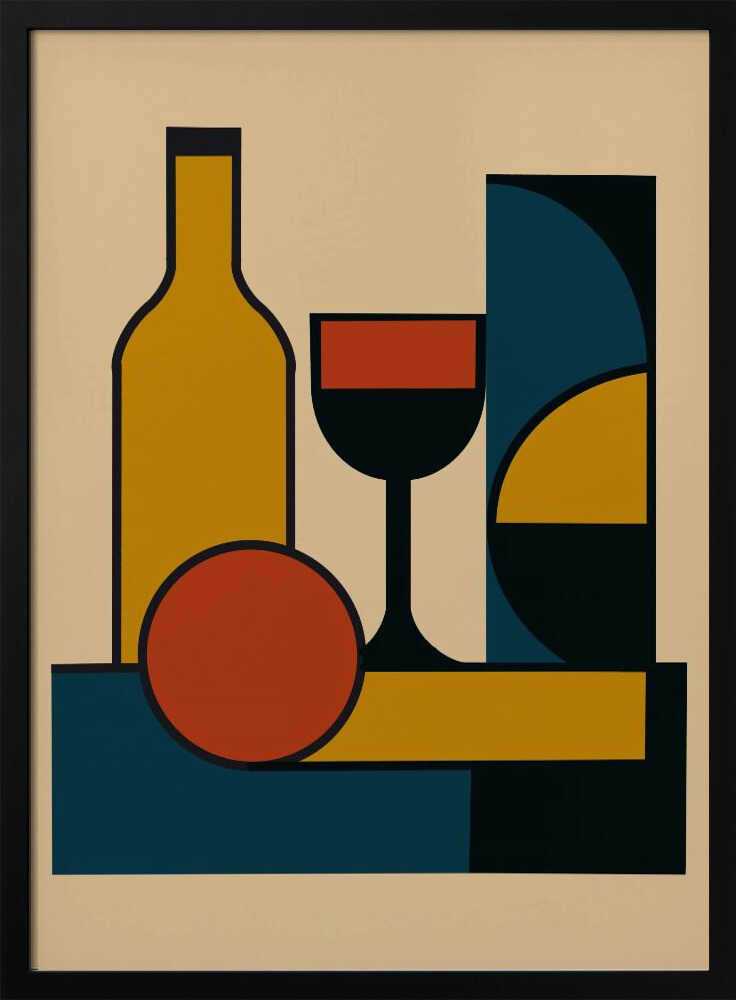 Wall art Geometric Still Life Composition