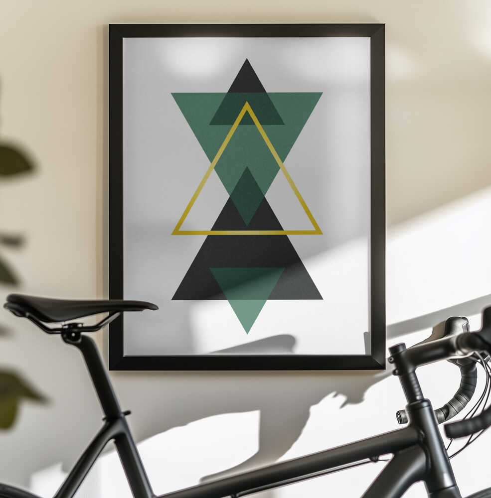 Wall art Minimal Triangle Collection #3