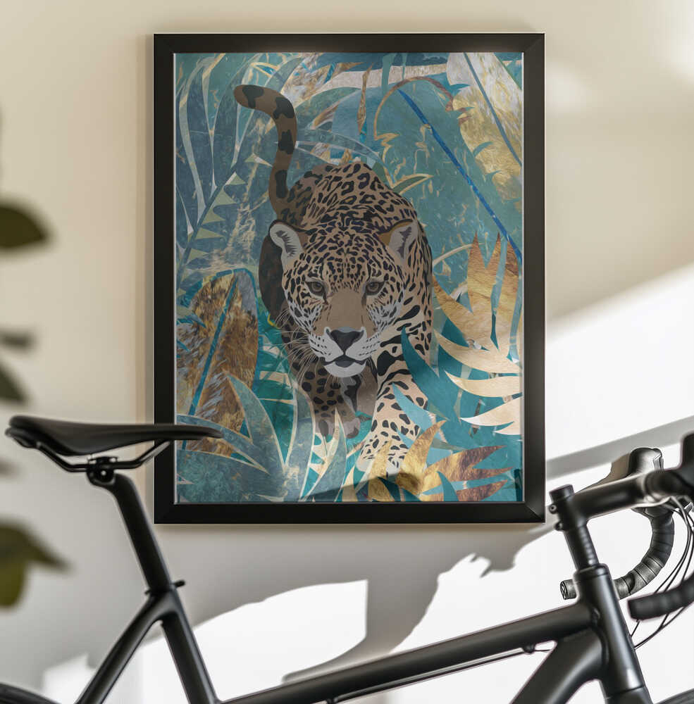Wall art Jaguar Jungle 2