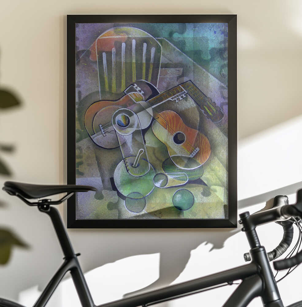 Wall art Still Life with Guitars