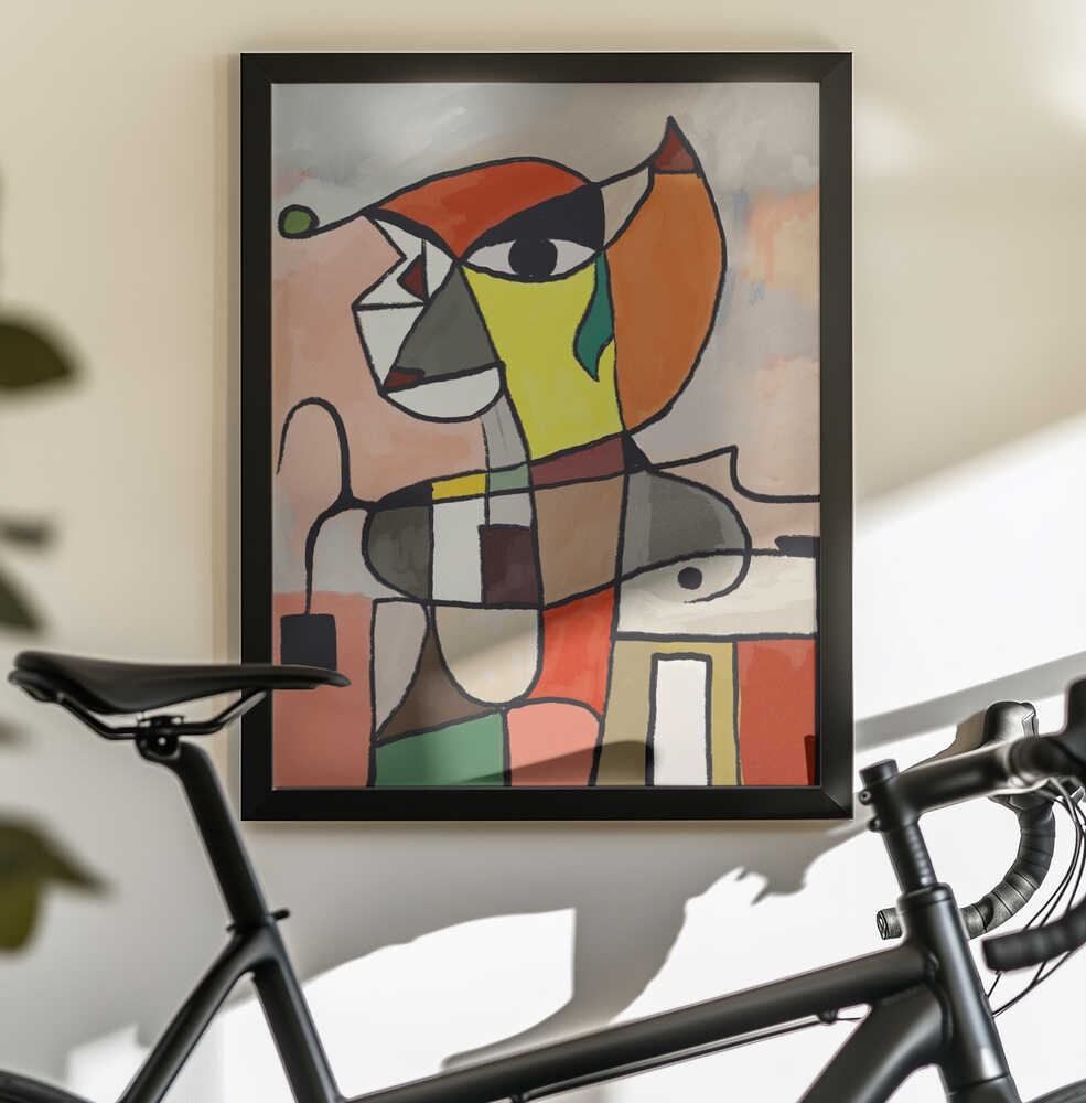 Wall art Colorful Geometric Shapes