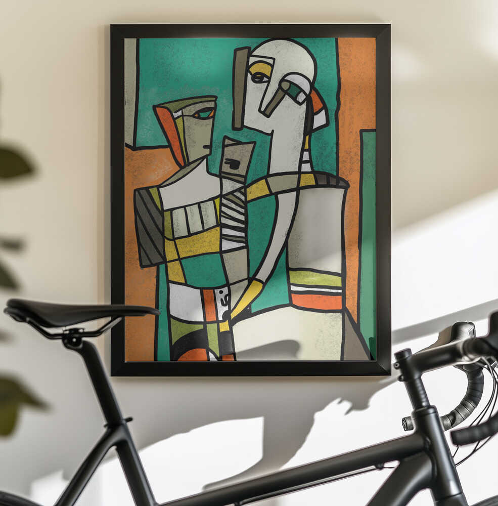 Wall art Abstract Figures Dance