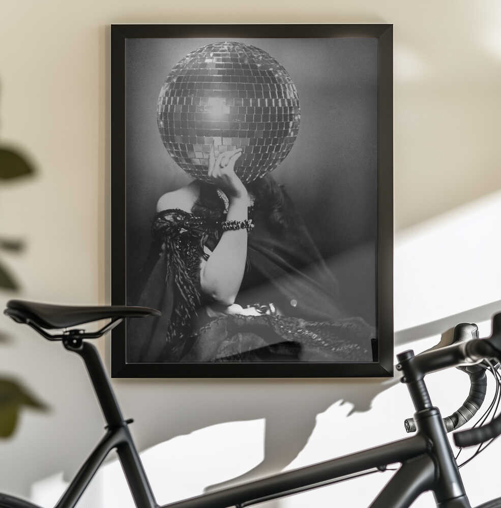 Wall art DISCO VINTAGE WOMAN