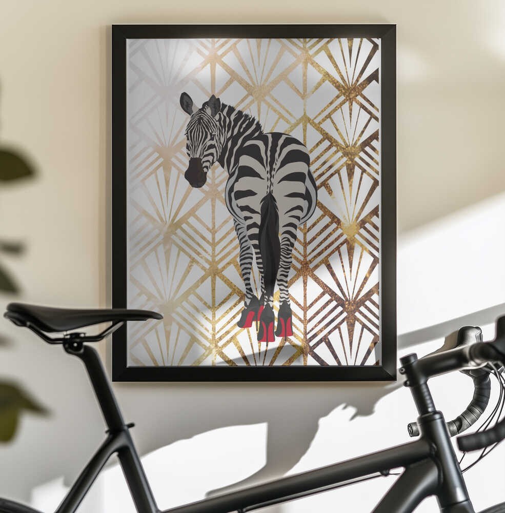 Wall art Zebra Hells Art Deco