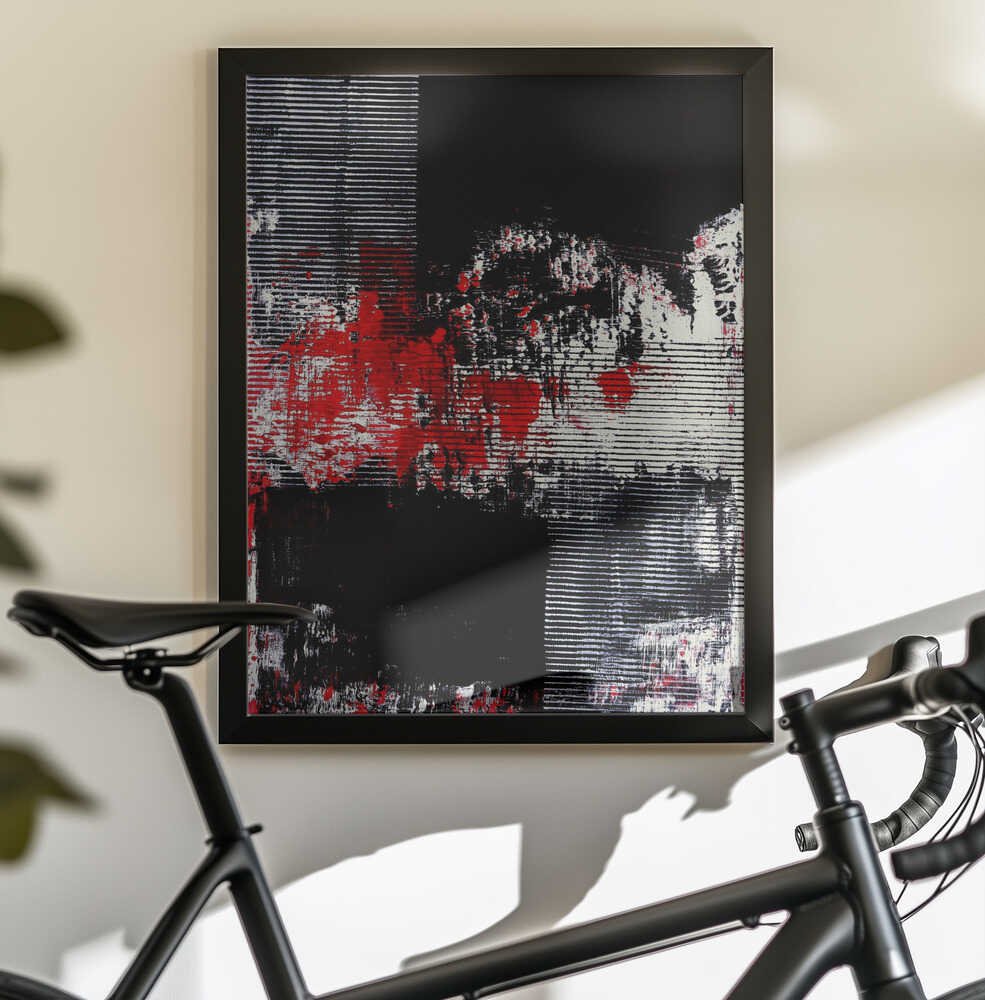 Wall art Crimson Echoes