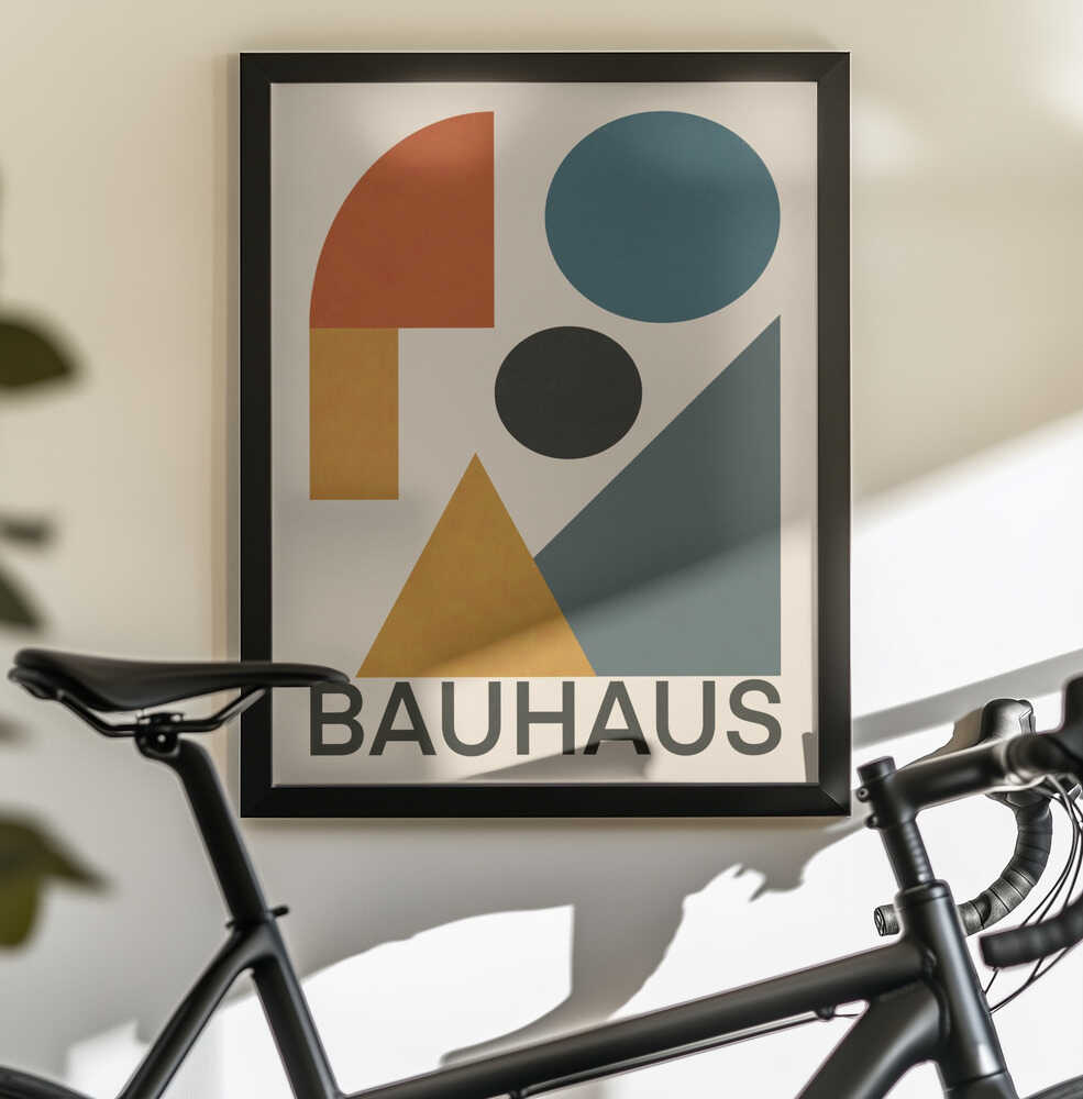 Wall art Geometric Bauhaus Composition