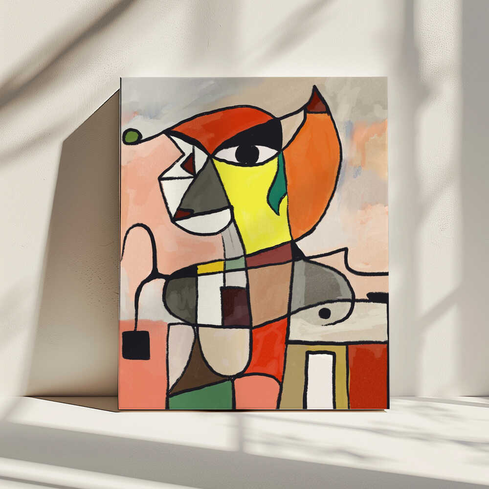 Wall art Colorful Geometric Shapes