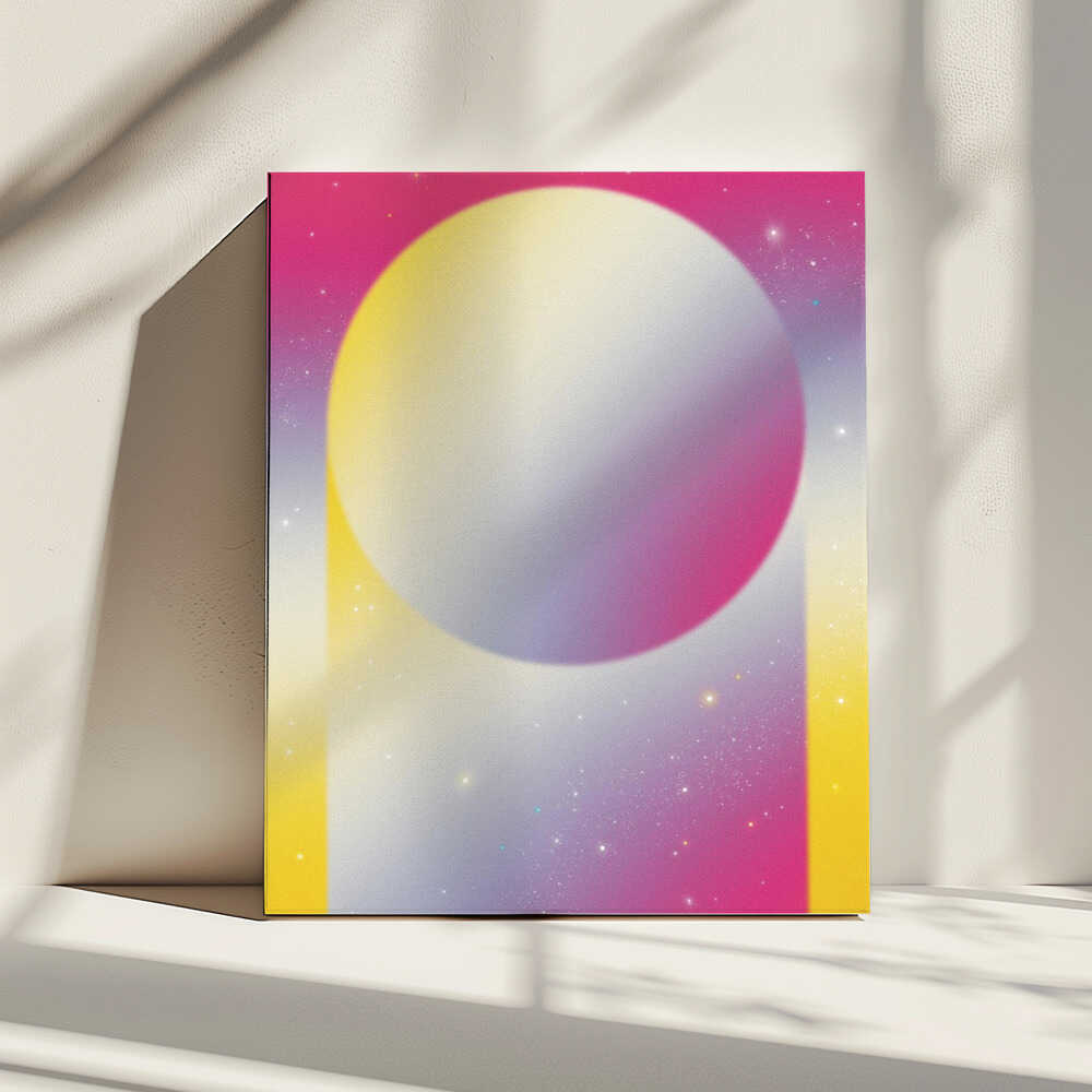 Wall art Minimal Pastel Cosmos