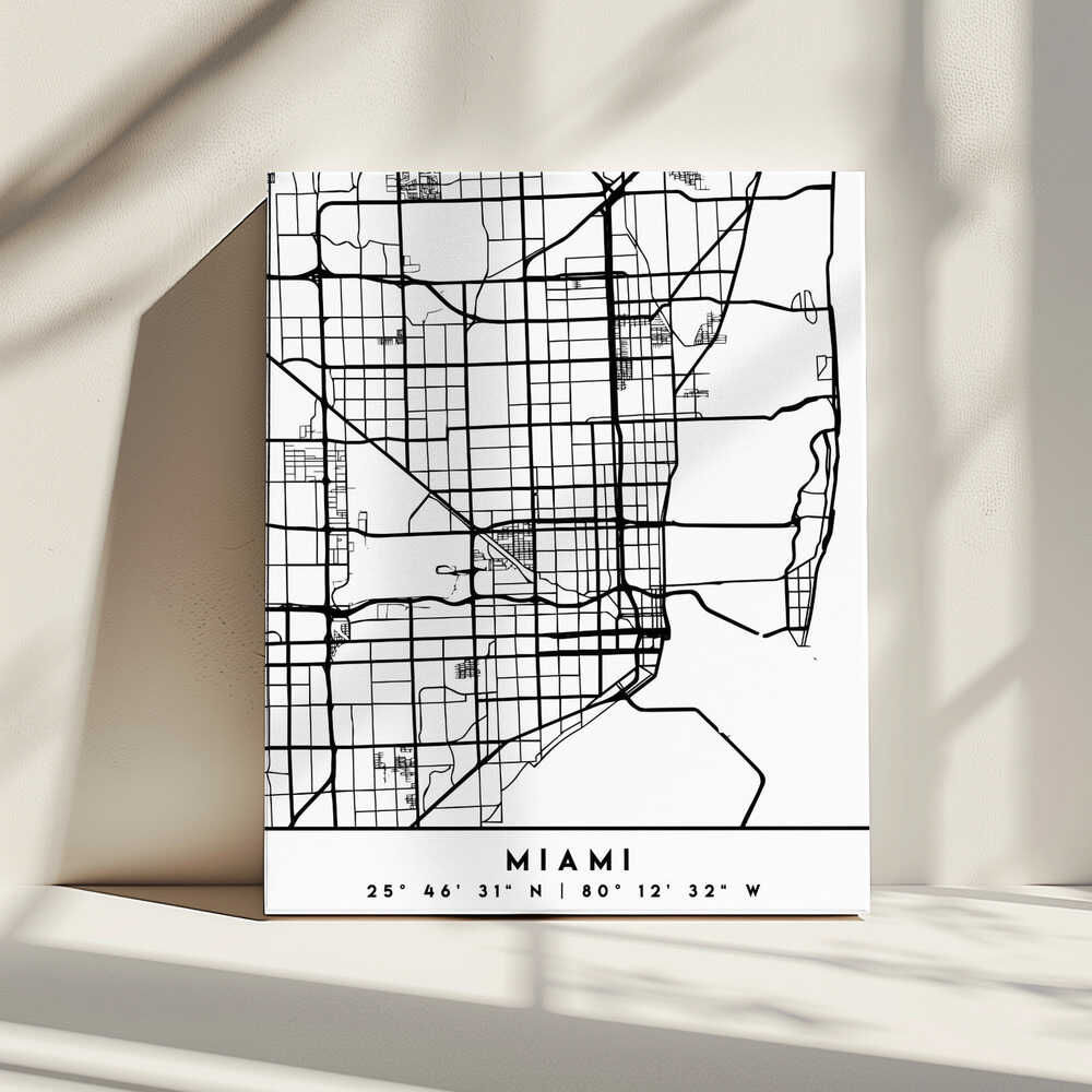 Wall art Black Maps 53