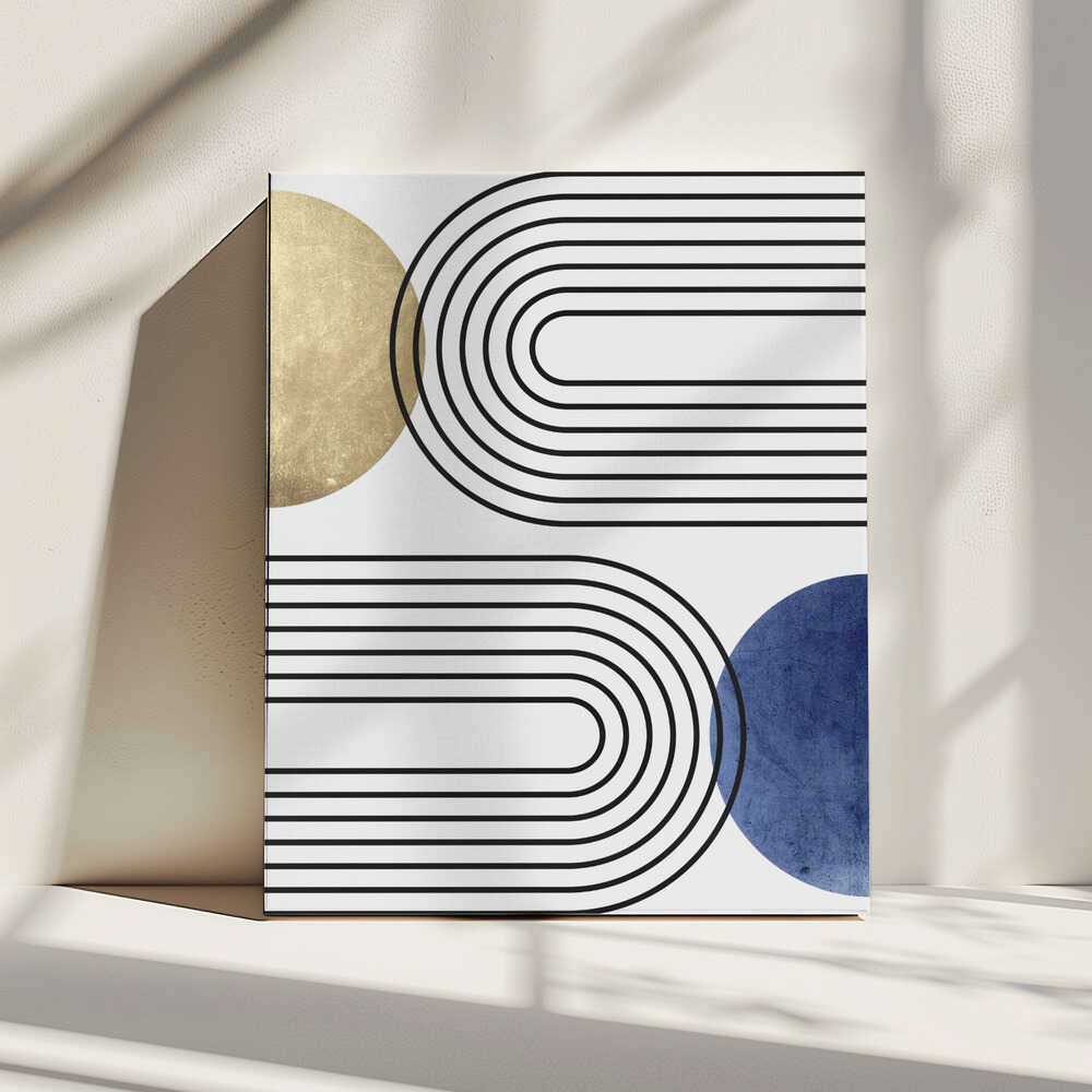 Wall art Curves and Circles