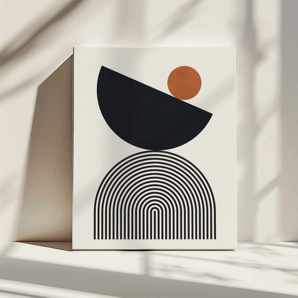 Wall art Balance and Curves