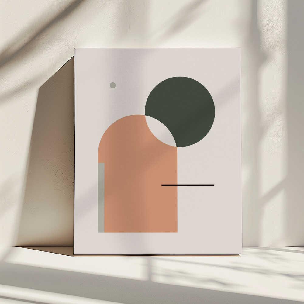 Wall art Simple Harmony - Abstract Composition