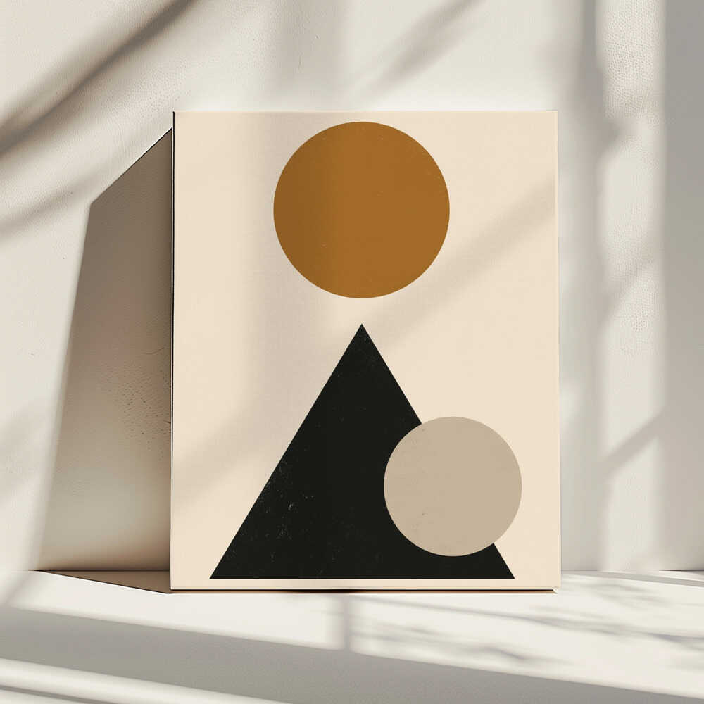 Wall art Minimalist geometric composition 03