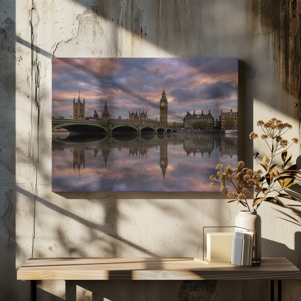 Wall Art A Sunset To Remember 48X36inch In Black Floating Frame