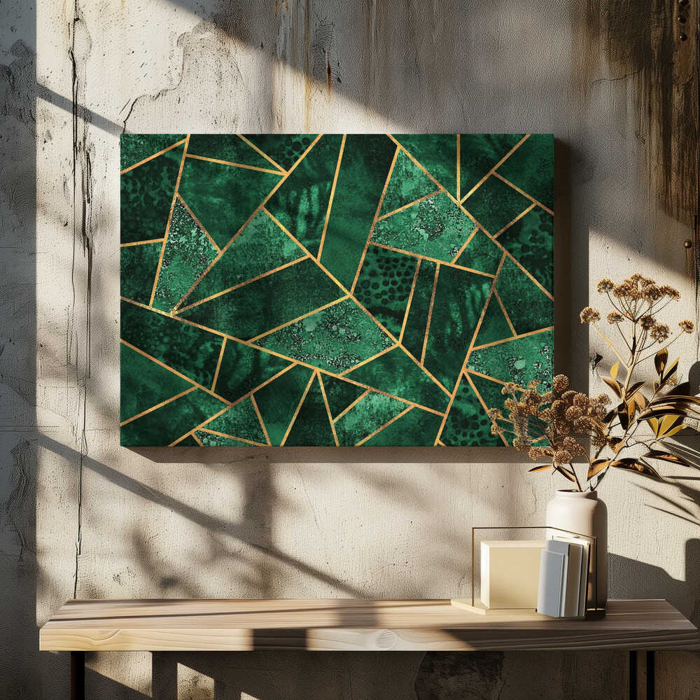Wall art Deep Emerald