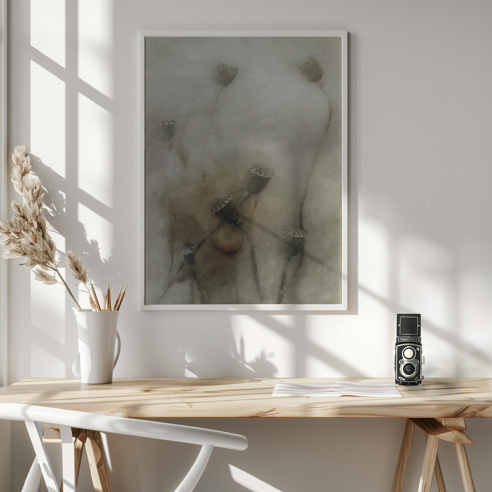  hopeful future Wall Artwork In White Floating Frame