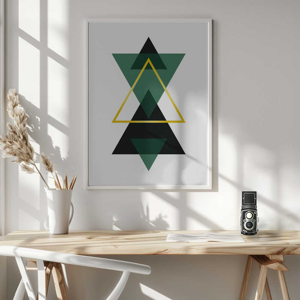 Wall art Minimal Triangle Collection #3