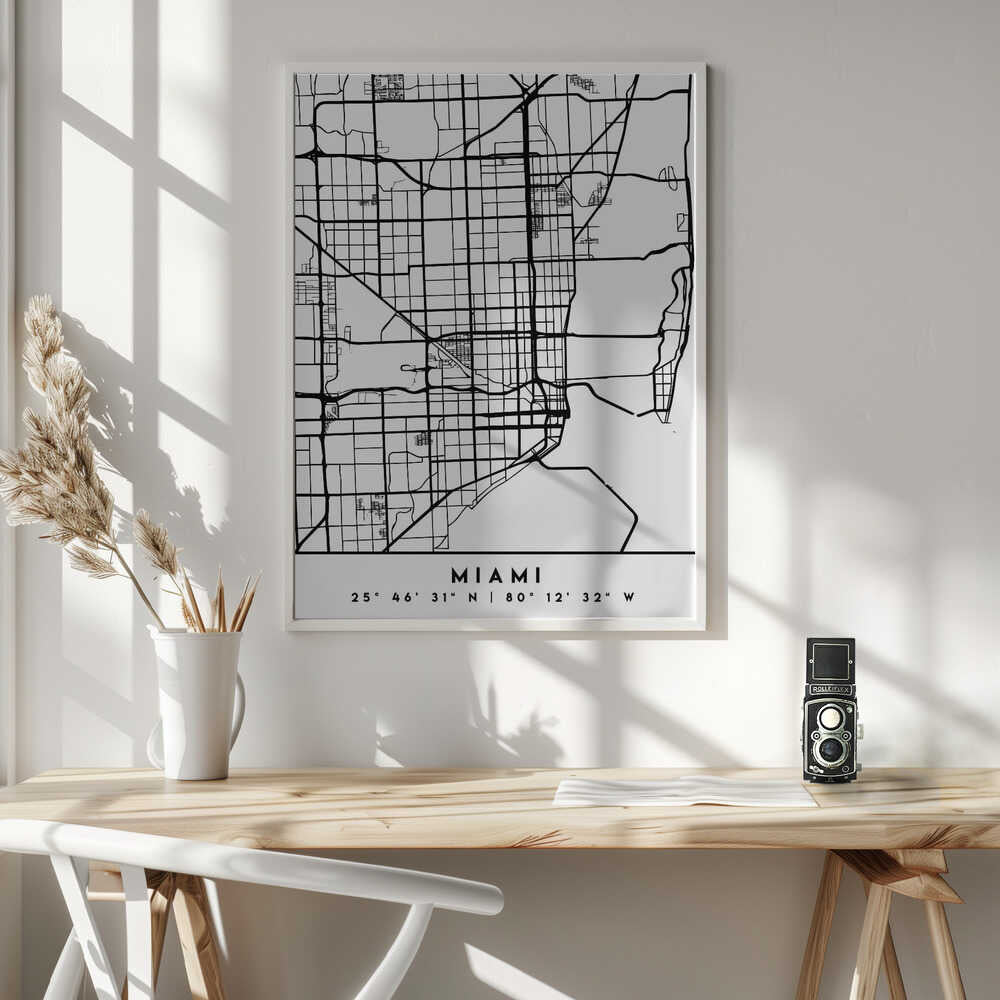 Wall art Black Maps 53