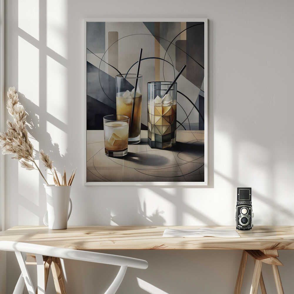 Wall art Cubist Cocktails