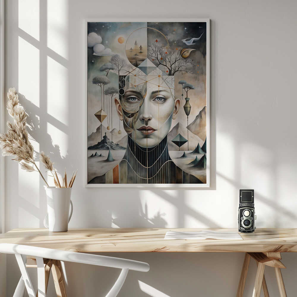 Wall art The Divided Self
