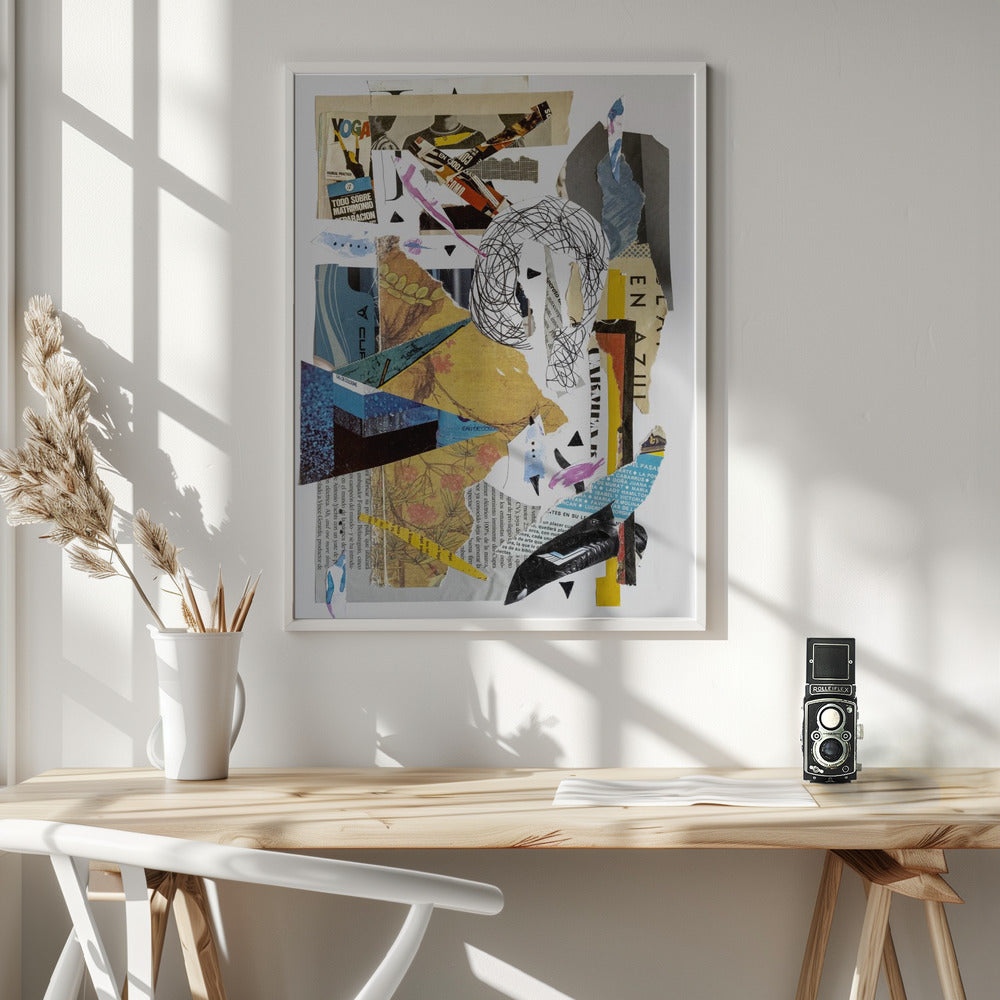 Abstract Art Canvas Print-wall-art-abstract-collage-2-36X48