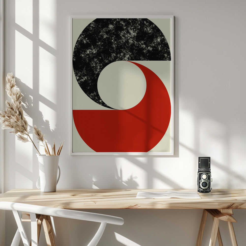 Wall art Contrast Crescents