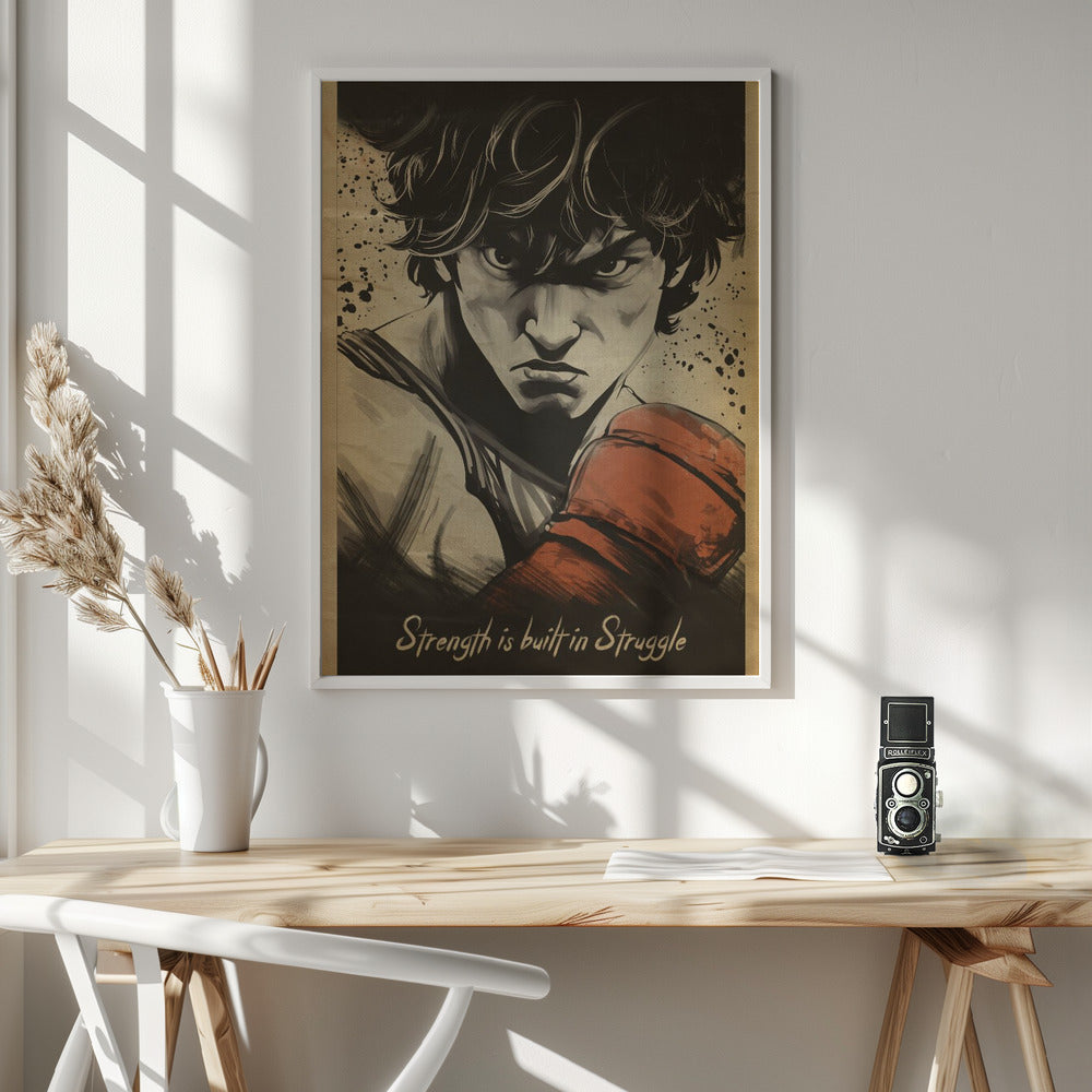 Wall art Strength Is Built In Struggle