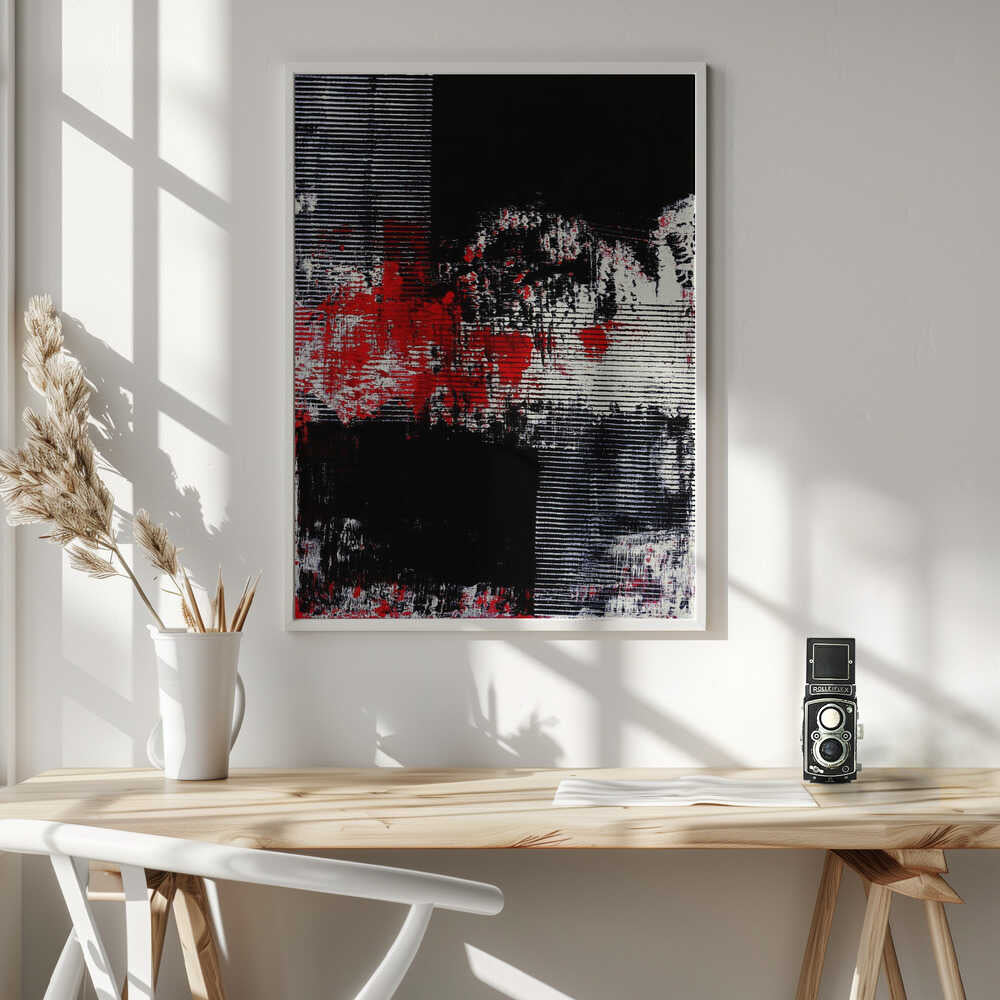 Wall art Crimson Echoes