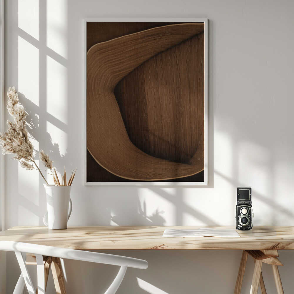 Wall art Caramel lines I